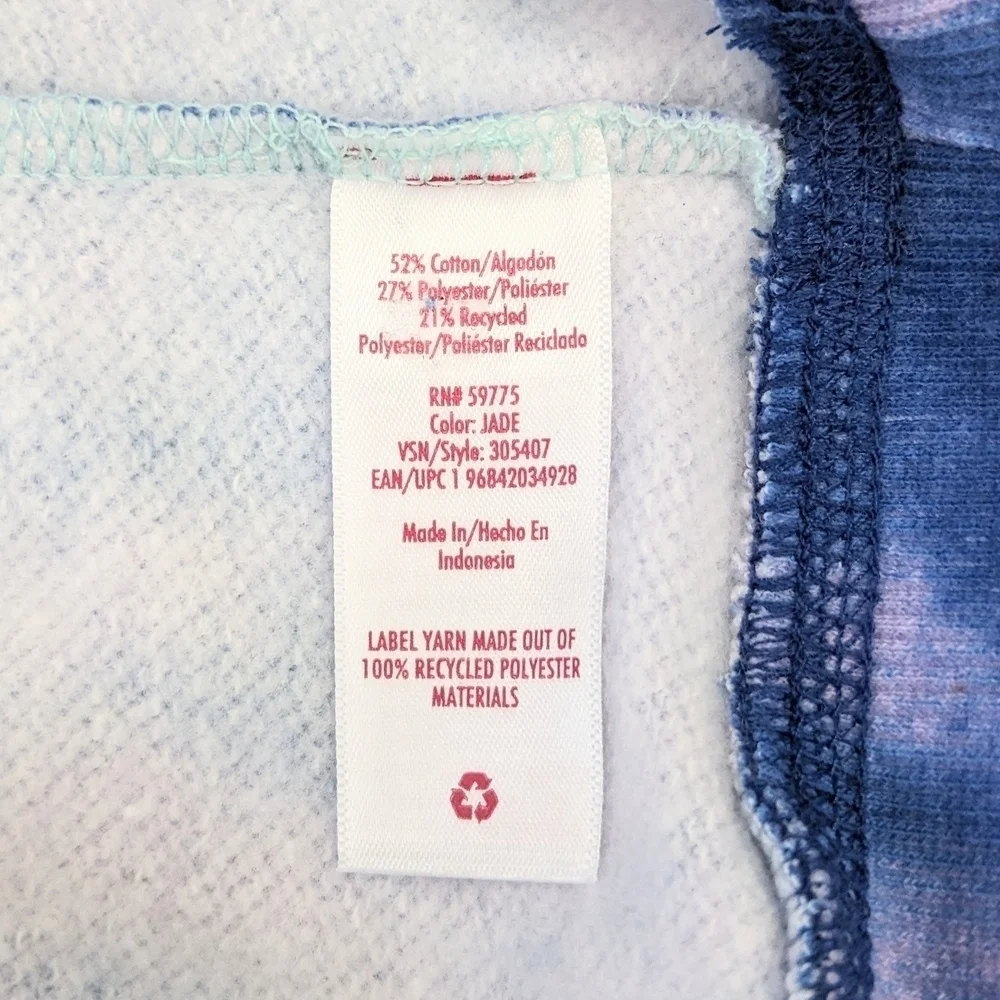 Justice Kids Tie-Dye Hoodie - Blue and Purple